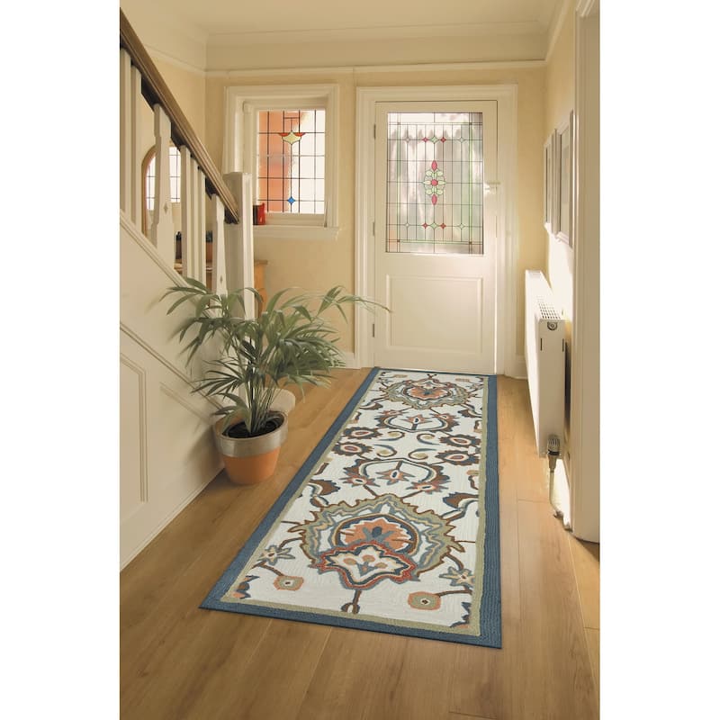 Liora Manne Capri Petra Indoor/Outdoor Area Rug Ivory