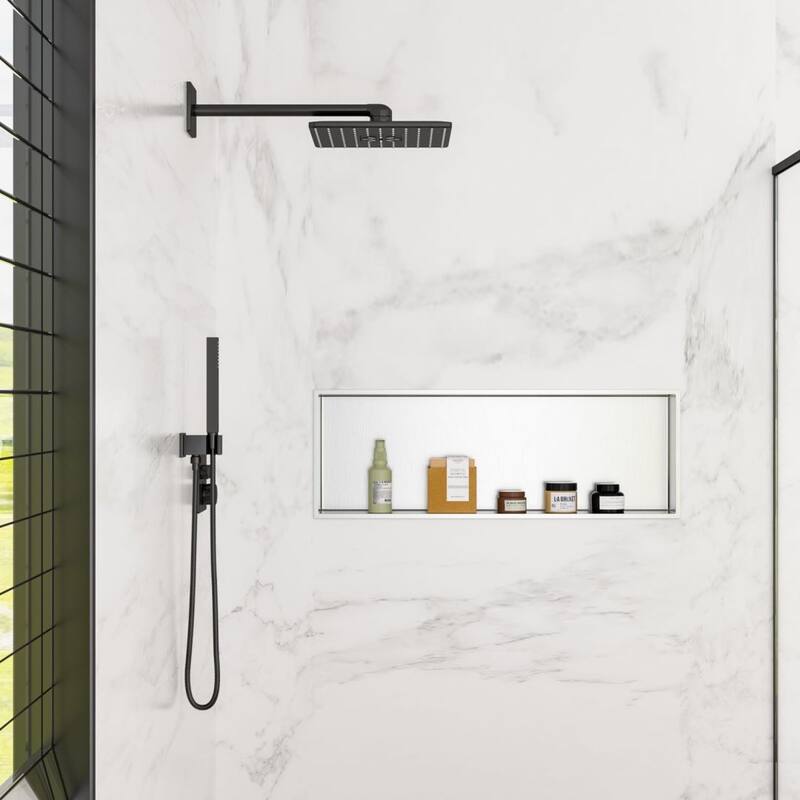 Kichae Shower Niche 37" Stainless Steel Recessed Shower Niche