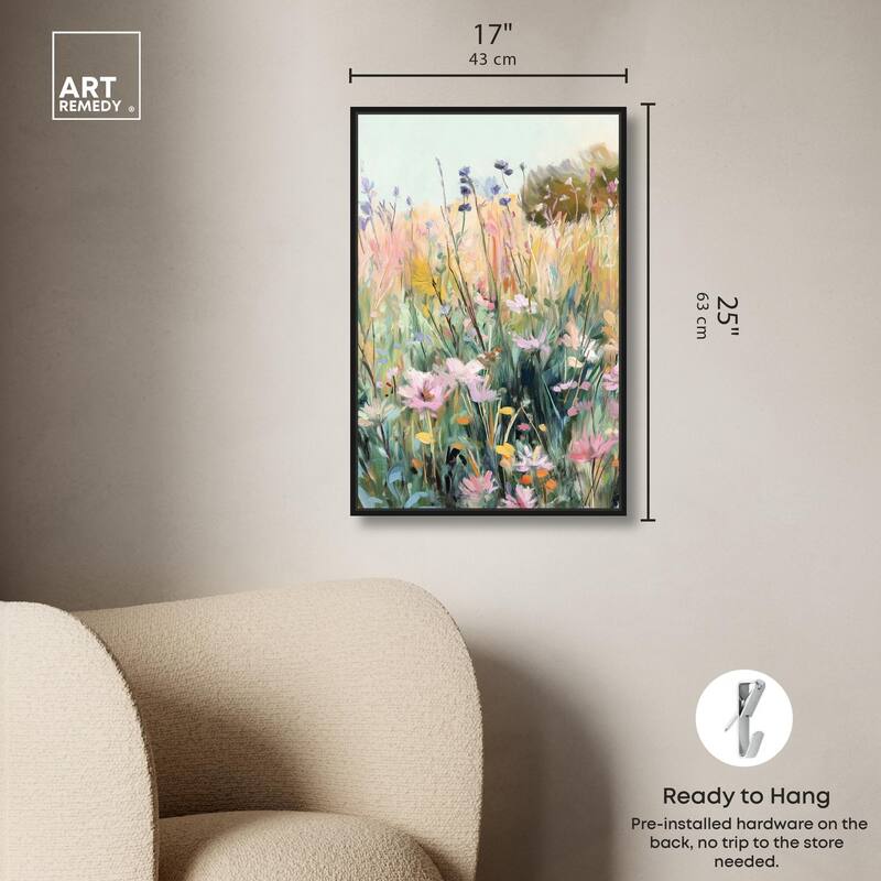 Floral Impressionism II Canvas by Art Remedy