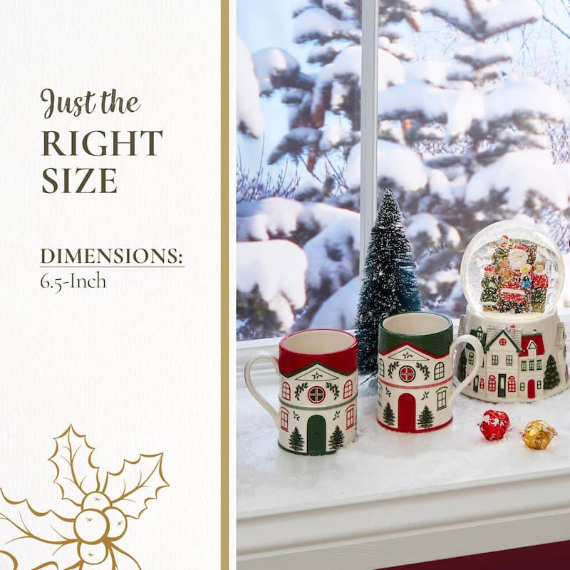 Spode Christmas Village Snow Globe