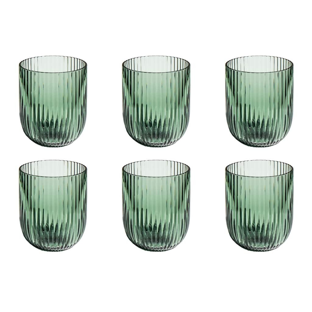 Abode Homewares Mesa Acrylic Stemless Wine Glass - 16.2 oz - Set of 6