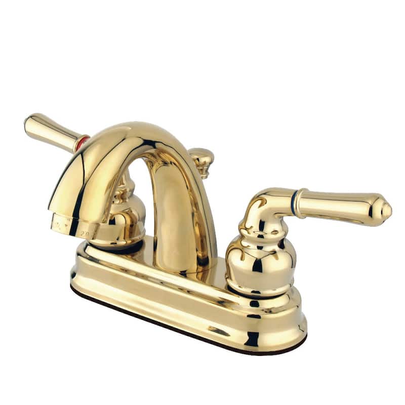 Kingston Brass Naples Centerset Bathroom Faucet with Pop-Up Drain