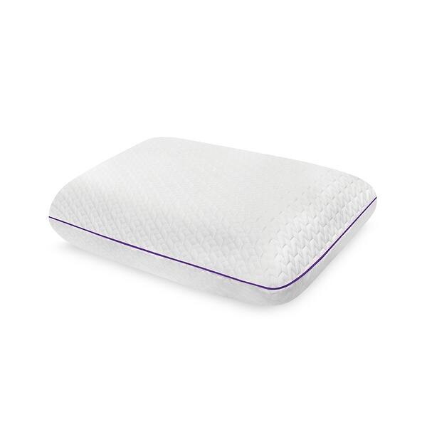 Shop Sensorpedic Temperature Regulating Coolest Comfort Memory Foam Bed Pillow White Overstock 31434765