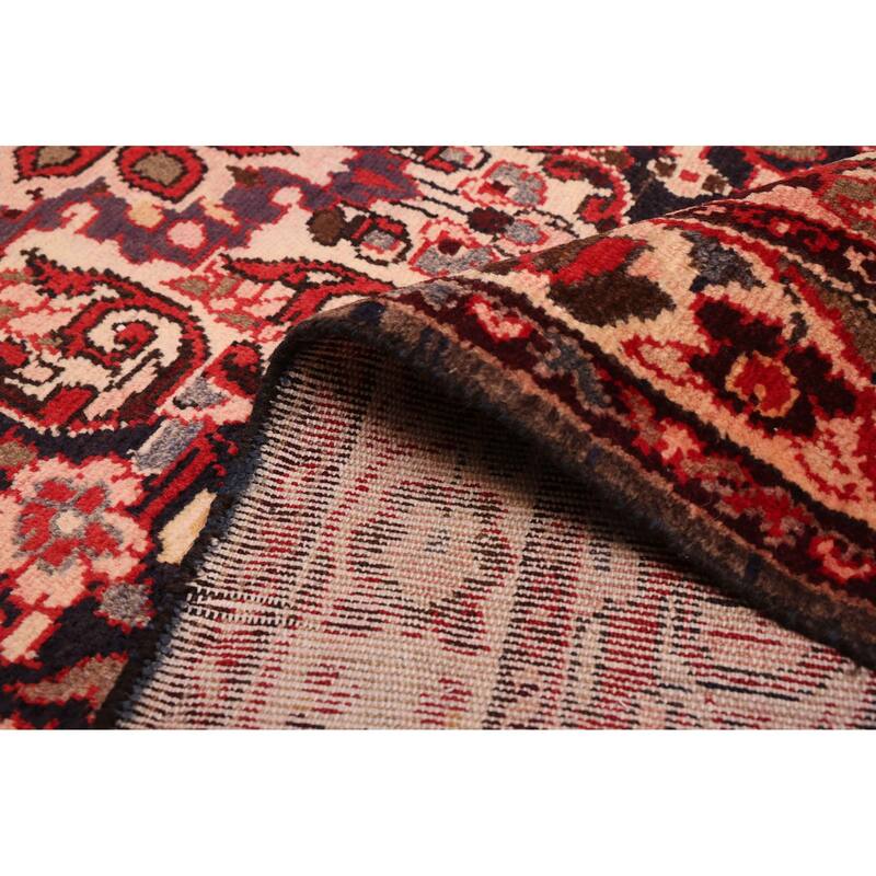 ECARPETGALLERY Hand-knotted Andelz Black, Red Wool Rug - 3'10 x 9'0