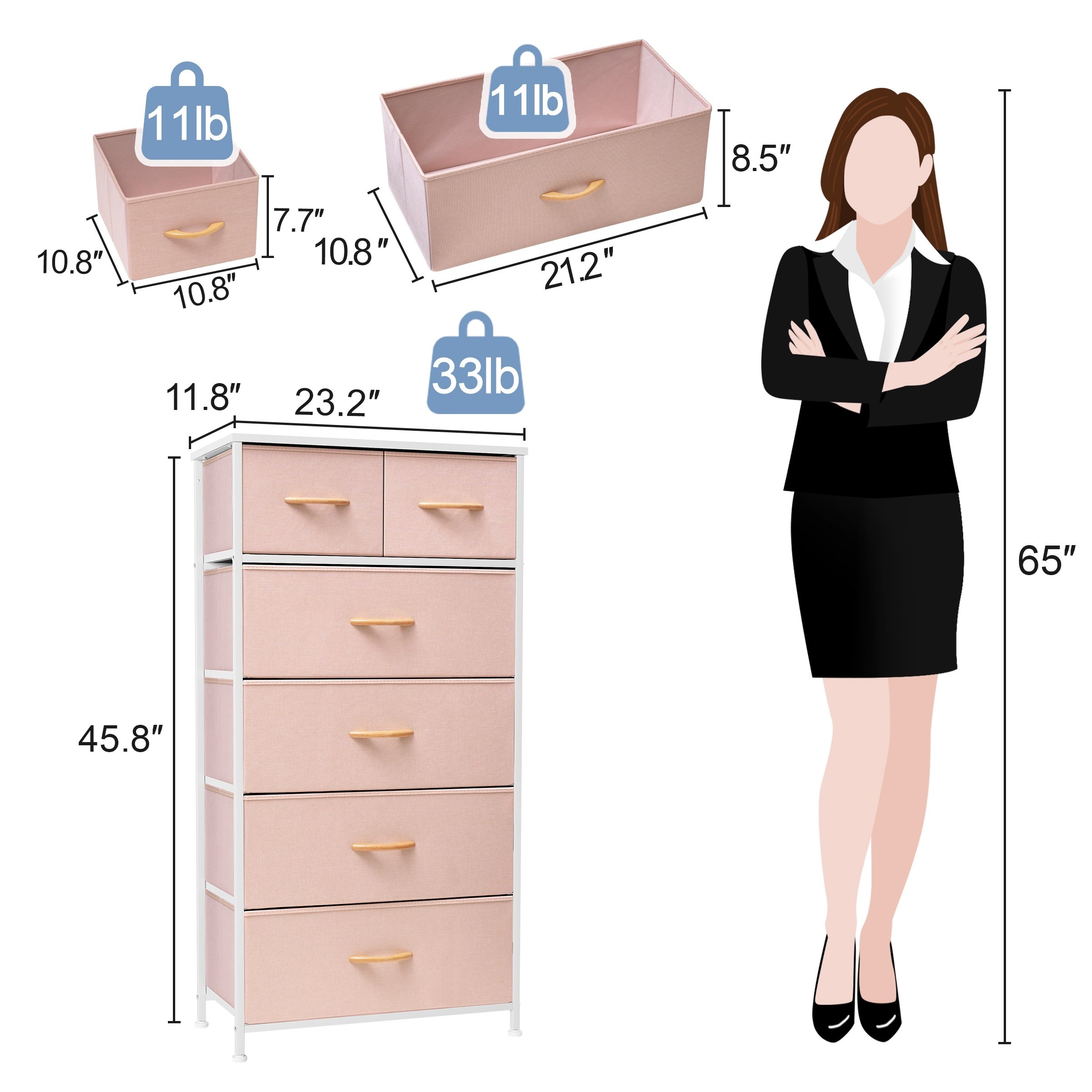 6 Drawer Plastic Dresser Storage Bins Plastic Storage Drawers Vertical  Storage