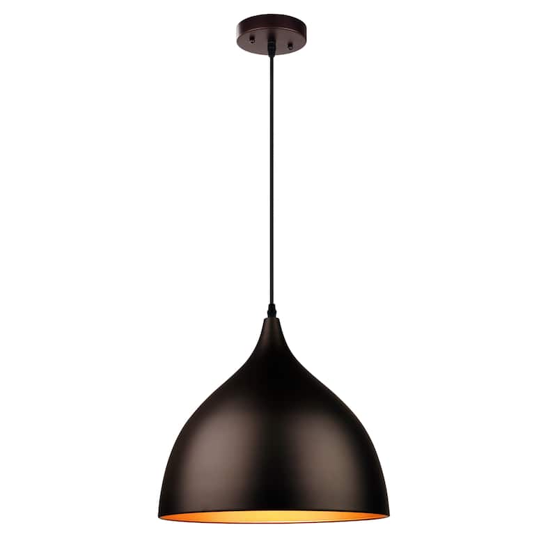 Urban design Oil Rubbed Bronze 1 light Pendant - 12.6 inches high