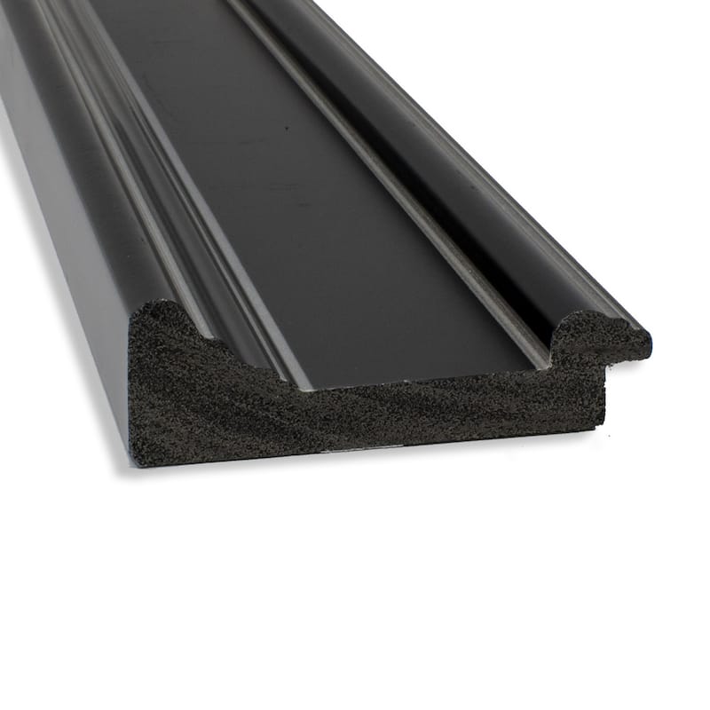 Petite Bevel Bathroom Wall Mirror - Ridge Black Frame - Ridge Black - 24 x 30 in