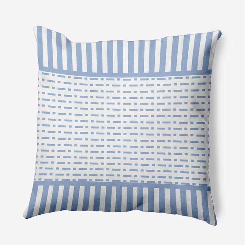 Dots and Dashes Indoor/Outdoor Throw Pillow - Peri - 16" x 16"