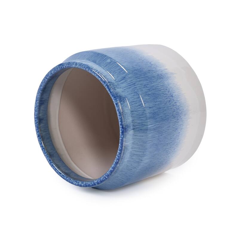 Elegant Ombre Glaze Non-Porous Ceramic Planters Pot for Aquatic Plants