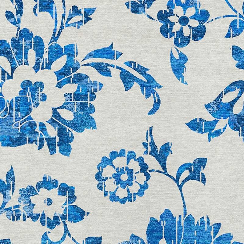 HomeRoots Floral Transitional Rectangle Outdoor Rug