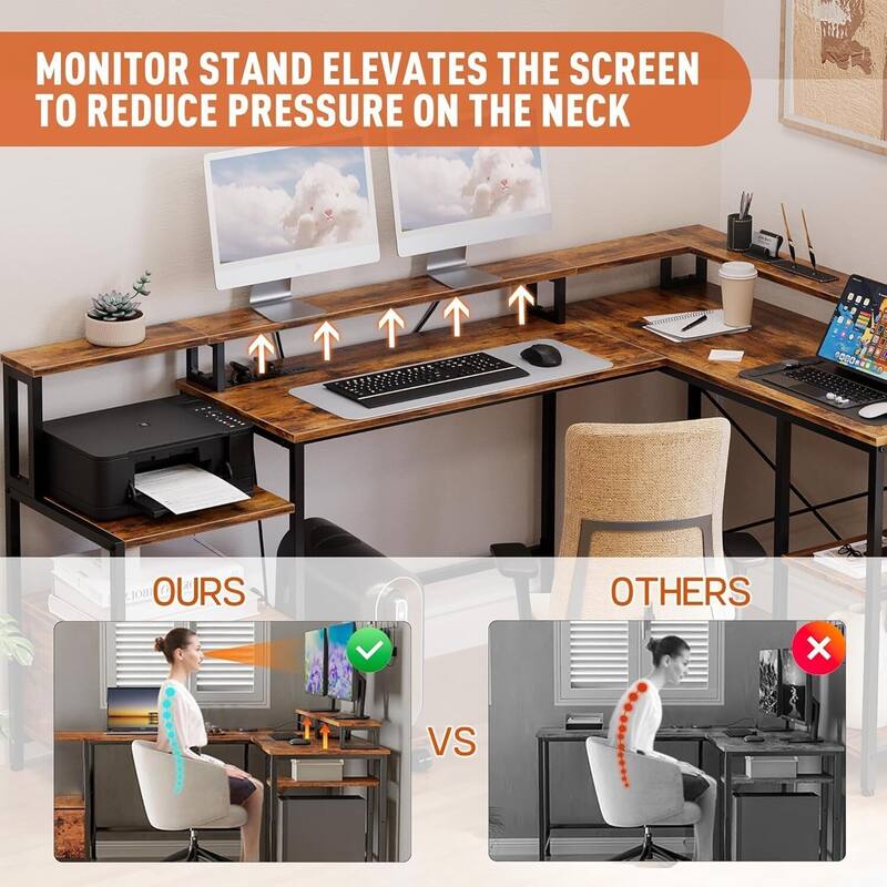 76 Inch Office Desk