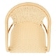 preview thumbnail 26 of 68, SAFAVIEH California Outdoor Bistro 26-inch Counter Stool with Arms - 23" W x 26" D x 43" H