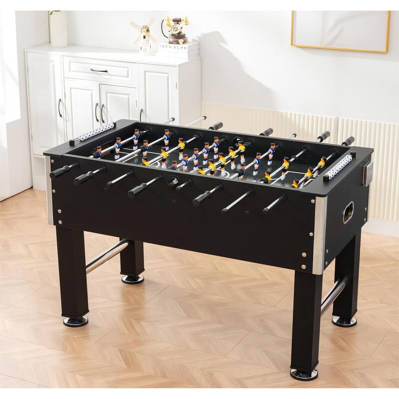 Soccer Table,Foosball Table,Football Table,Game Table, Table Soccer,Table Football,Children'S Game Table,Table Games - Black