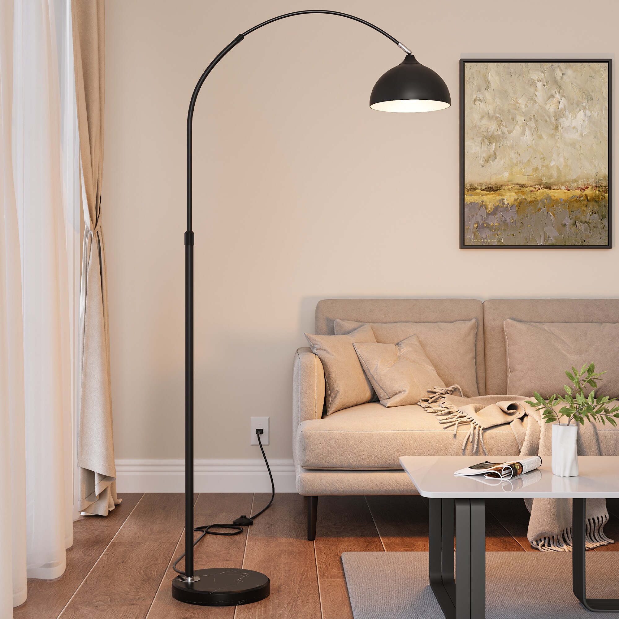 Arched lamp base on sale
