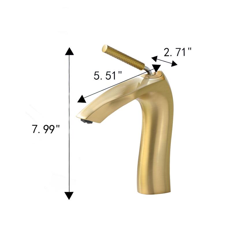 Topcraft Single Handle Bathroom Sink Faucet