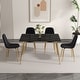 Modern rectangular dining table - Bed Bath & Beyond - 39700350
