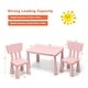 preview thumbnail 4 of 5, Kids Table and Chair Set 3-Piece Set Toddler Furniture