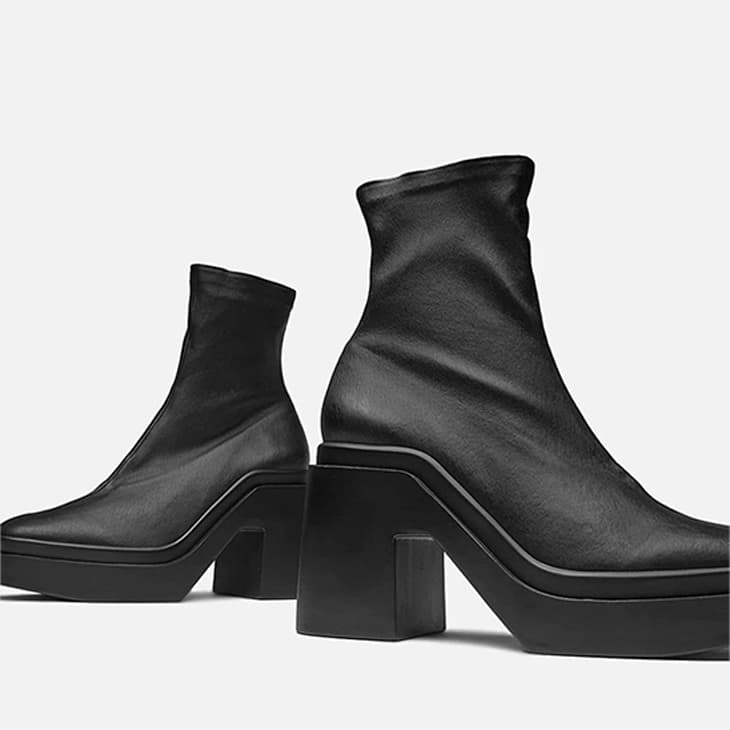 Clergerie Lambskin Platform Boot