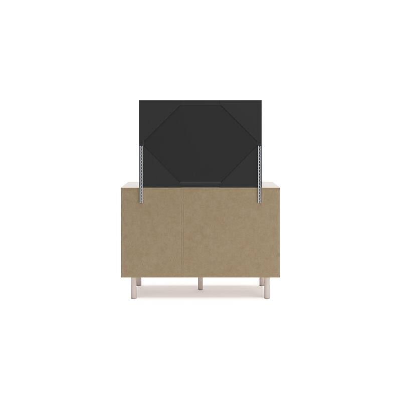 Signature Design by Ashley Wistenpine Beige Dresser and Mirror