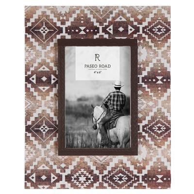 Paseo Road by HiEnd Accents Chalet Picture Frame, 4"x6"
