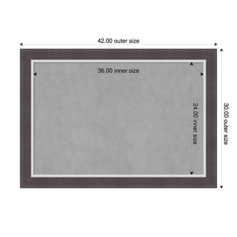 Amanti Art Ellie Brown Silver Framed - 42 x 30 in - Ellie Brown Silver