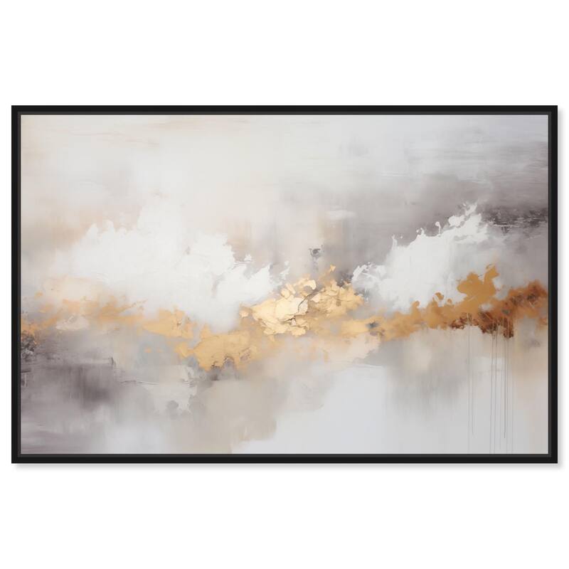 Golden Hour I Canvas by Art Remedy - 30" x 20" - Black