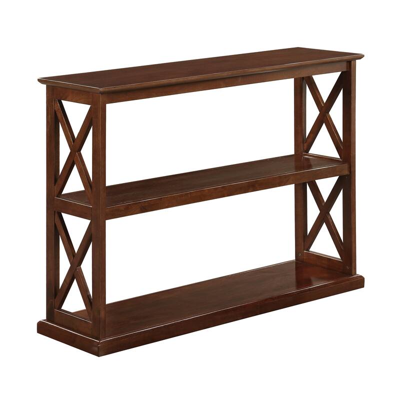 Convenience Concepts Coventry Console Table with Shelves - Espresso