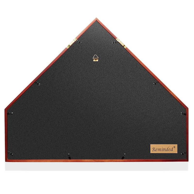 Military Medal and  Burial Flag Shadow Box Display Case