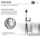 preview thumbnail 5 of 16, Single Bowl Undermount Granite Quartz Kitchen Sink with Grid and Matching Colored Strainer