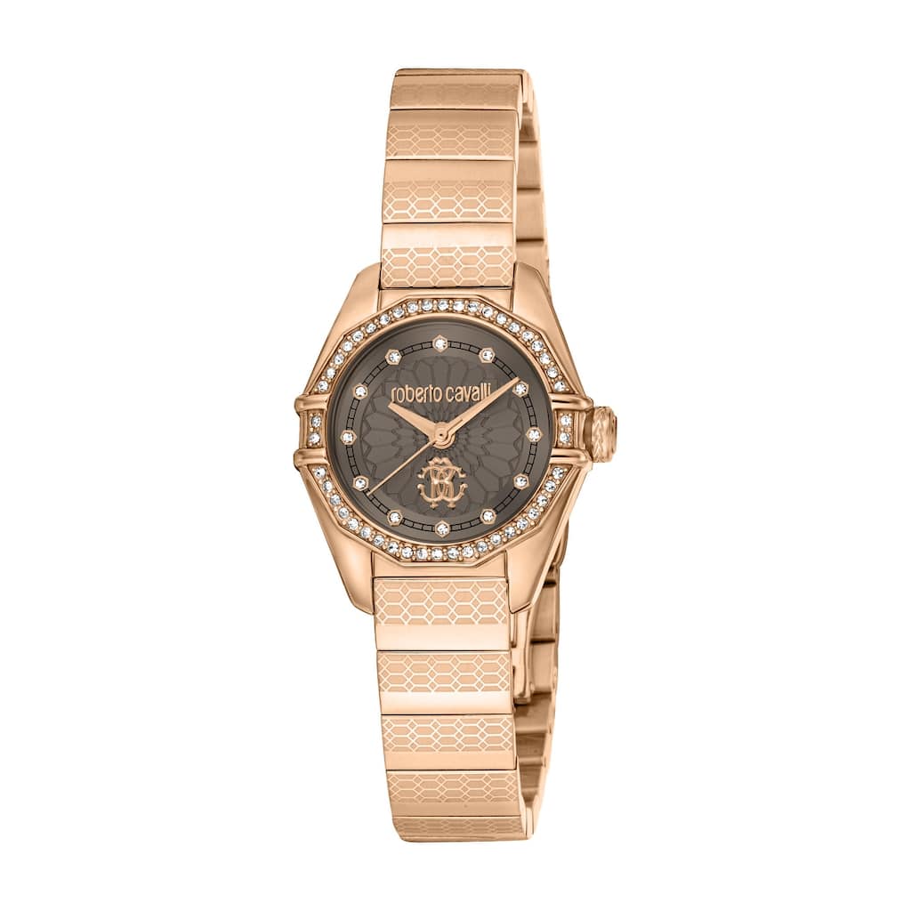 Roberto Cavalli Women RC5L054M0075 Quartz Watch - Rose-Tone