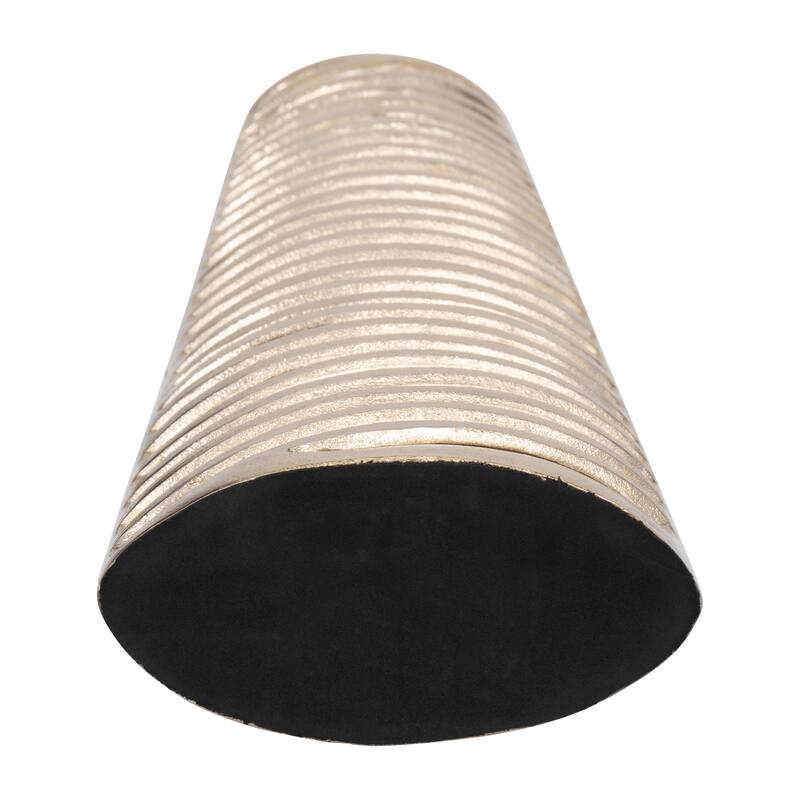 Sagebrook Home Elegant Floor Vase in Gold - Decorative Tall Vase for Posh Interiors, Aluminum, Home Decor Essentials