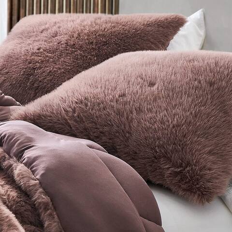Messy Hair Day - Coma Inducer® Pillow Sham - Chocolate Taupe