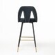 preview thumbnail 45 of 45, Modern Set of 2 Barstools with Nailheads