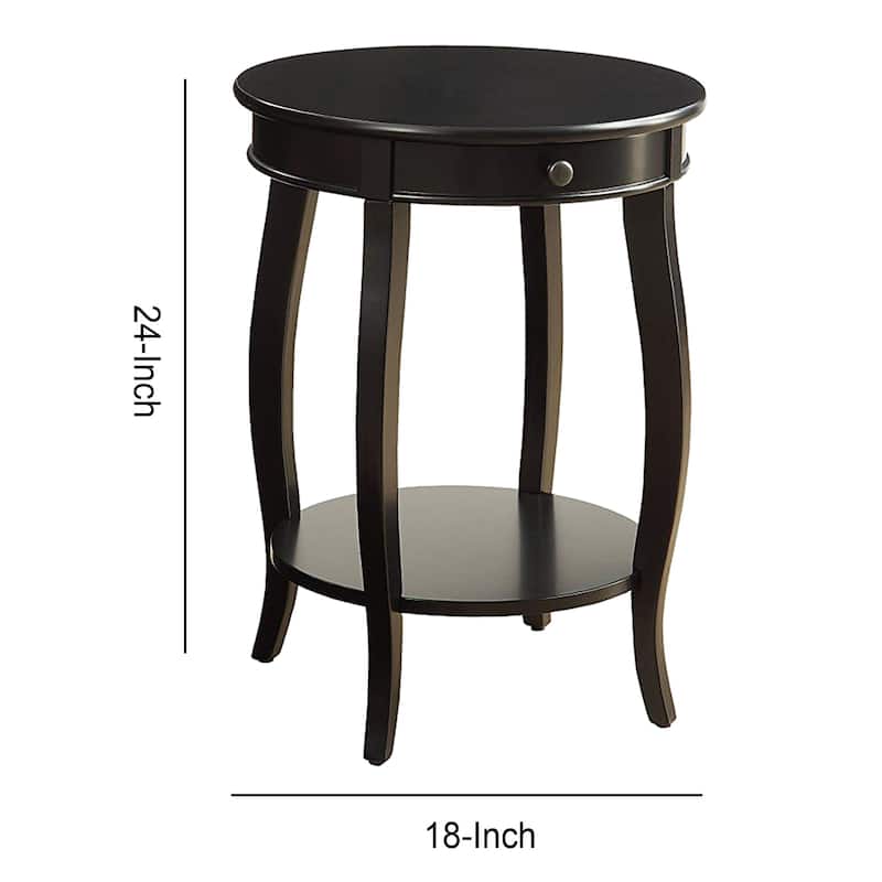 Alysa End Table, Black