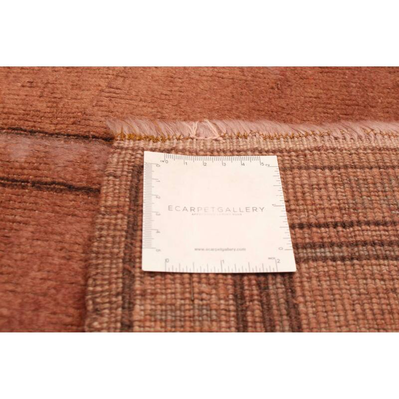 ECARPETGALLERY Hand-knotted Color Transition Copper Wool Rug - 4'1 x 6'7