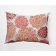 preview thumbnail 8 of 14, Olivia Floral Print Outdoor Pillow 14" X 20" - Orange