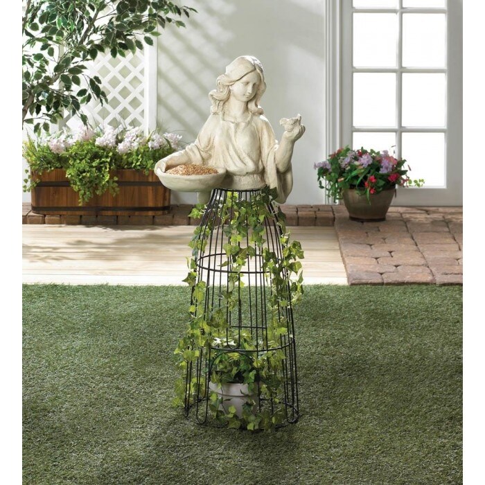 Shop Garden Fairy Atrium And Bird Feeder Overstock 27360669