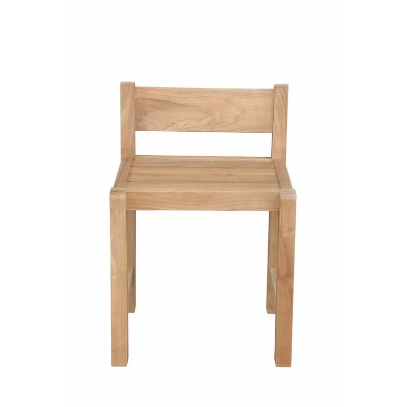 Sedona Teak Outdoor Dining Chair - N/A