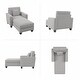 preview thumbnail 34 of 35, Stockton Chaise Lounge with Arms by Bush Furniture