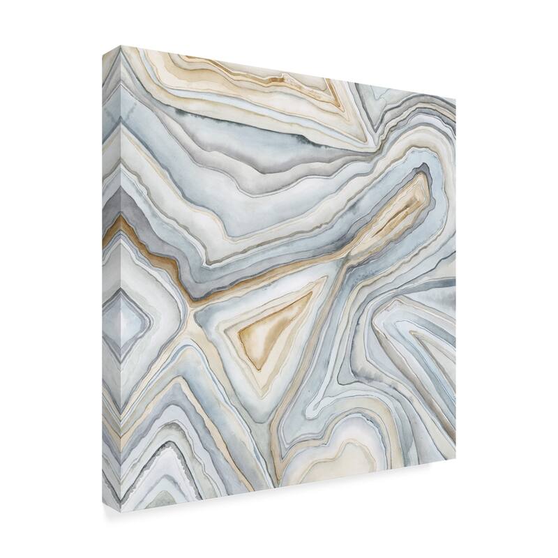 Megan Meagher 'Agate Abstract I' Canvas Art