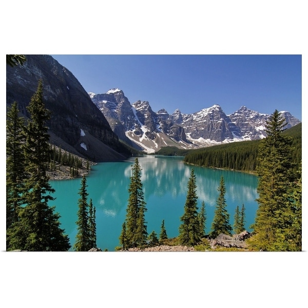 "Moraine, Lake, Banff Nationalpark, Alberta, Canada" Poster Print