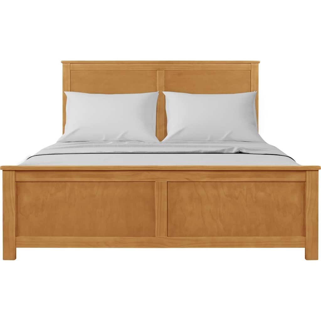 Wooden Platform Bed - Seaside Style Bed Frame - Modern & Traditional Design