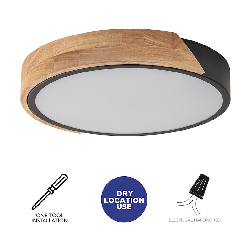 C Cattleya 5CCT Integrated LED Flush Mount Ceiling Light