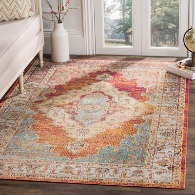 SAFAVIEH Crystal Gladyce Vintage Boho Oriental Area Rug