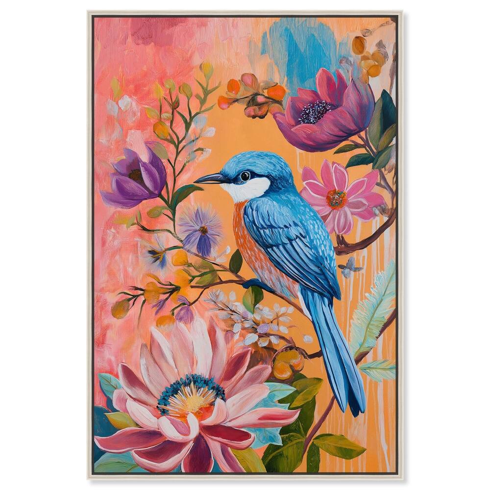Spring Bird Canvas by Art Remedy