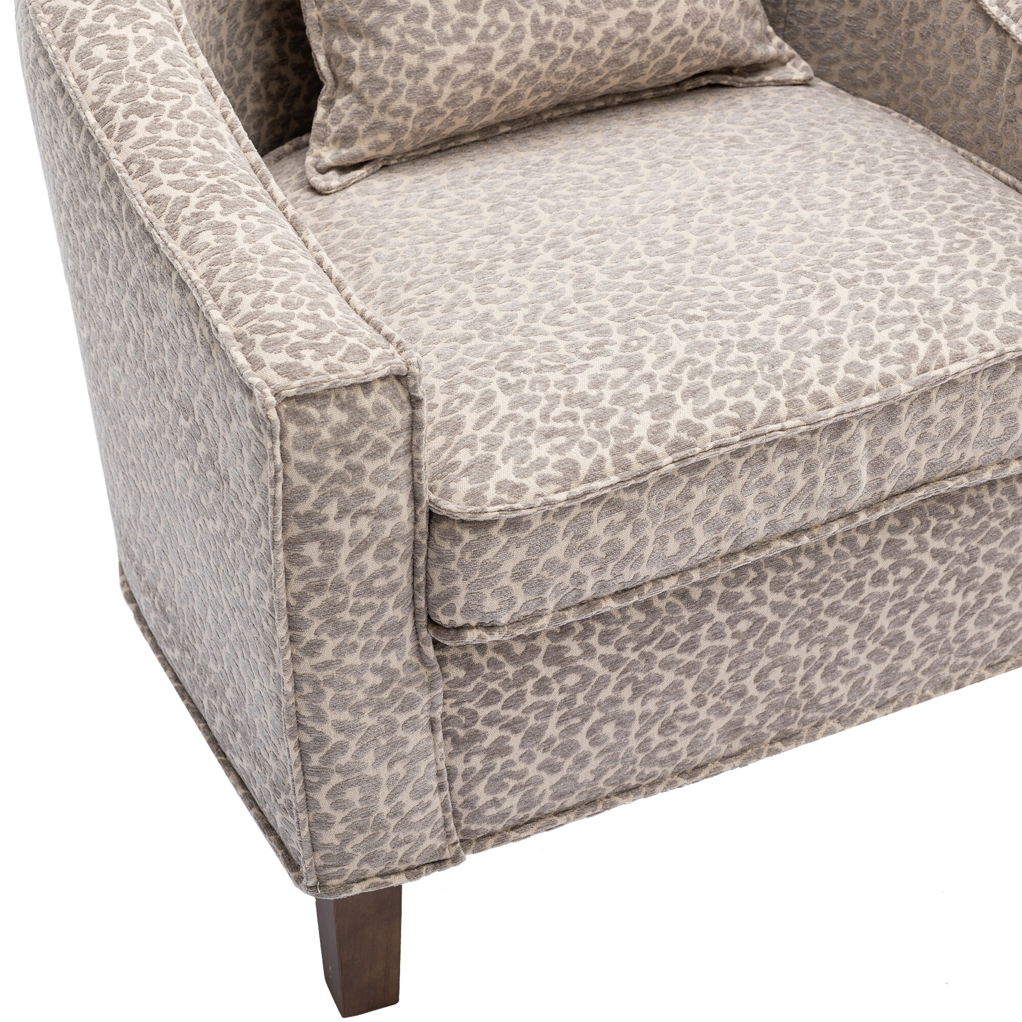 Leopard store barrel chair