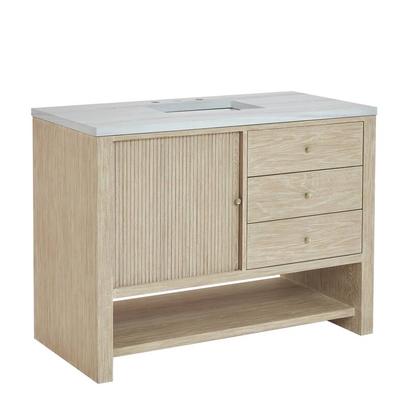 James Martin Vanities D404-V48-3AF Marigot 48" Single Basin Wood
