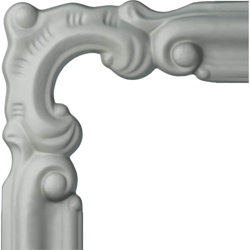 5 1/8"W x 5 1/8"H Seville Panel Moulding Corner (matches moulding PML01X00SE)