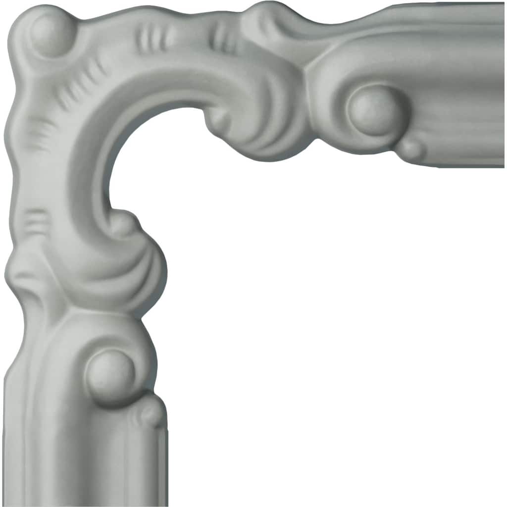 5 1/8"W x 5 1/8"H Seville Panel Moulding Corner (matches moulding PML01X00SE)