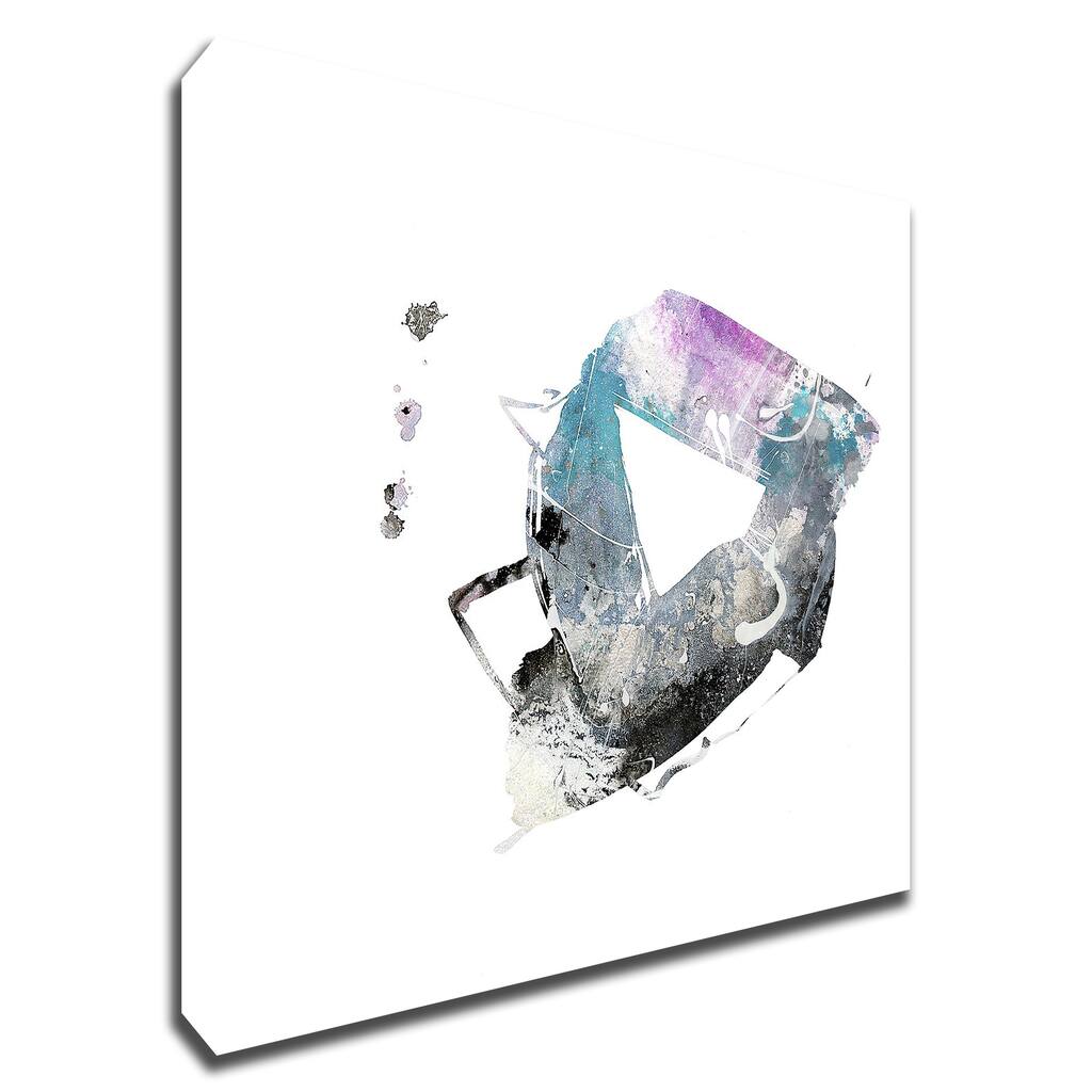 Eastern Visions 4 by Jaclyn Frances With Hand Painted Brushstrokes, Print on Canvas